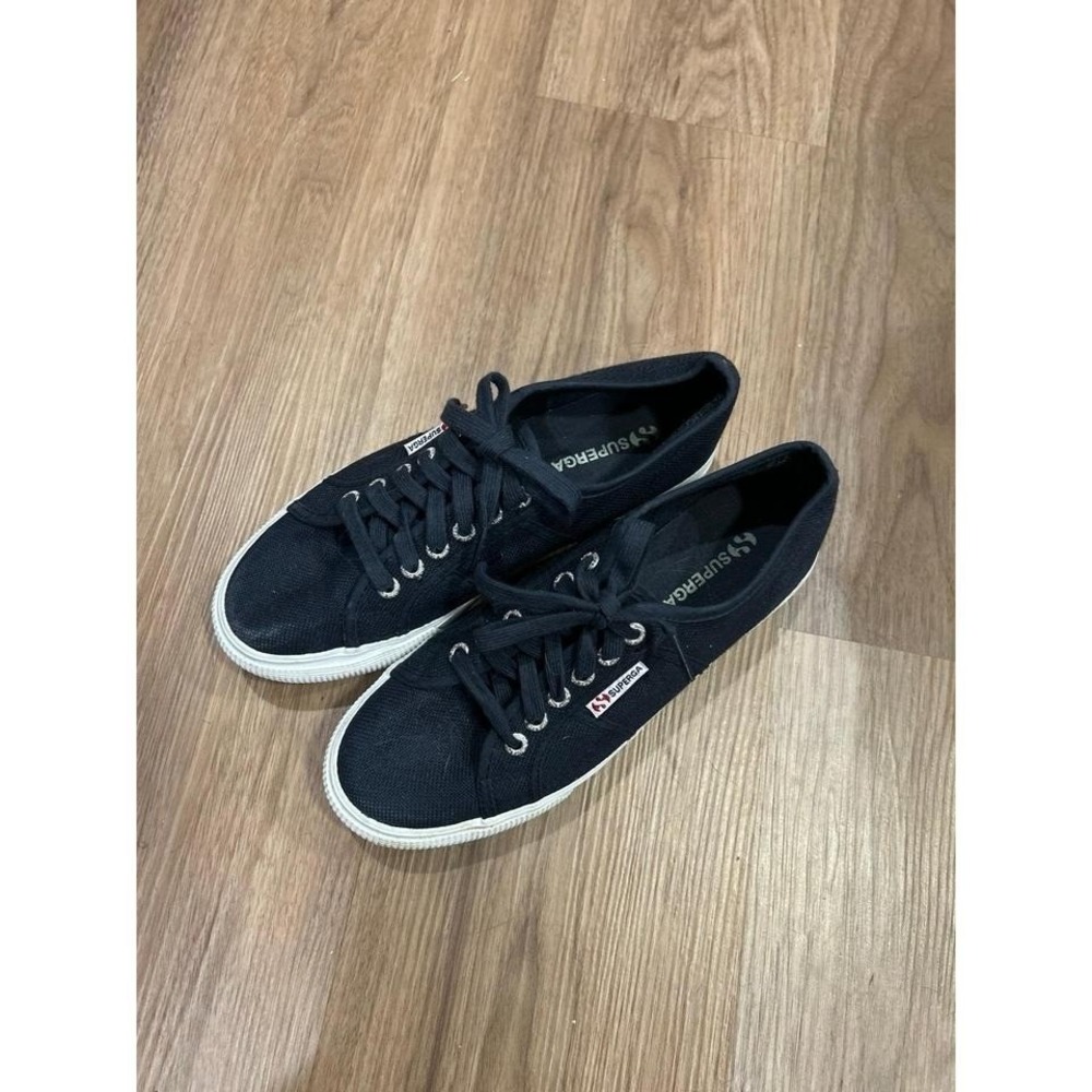Superga Sneakers Navy Blue 8 - Picture 1 of 6